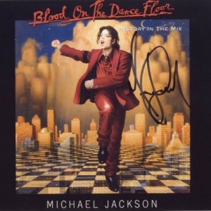 michael jackson signed 8x10 BLOOD ON THE DANCEFLOOR shanks autographs Beckett BAS