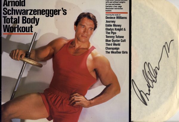 Arnold Schwarzenegger Total Body Workout Signed Vinyl