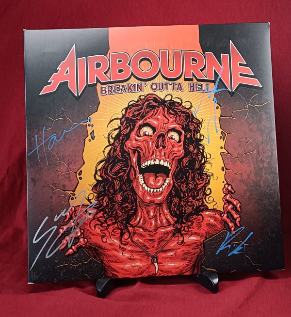 airbourne signed vinyl record rock