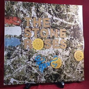 ian brown The Stone Roses,signed vinyl record shanks autographs