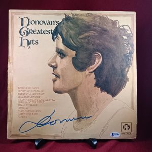 Donovan:Greatest Hits signed Vinyl record. shanks autographs