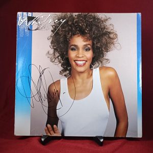 Whitney Houston signed vinyl record.shanks autographs