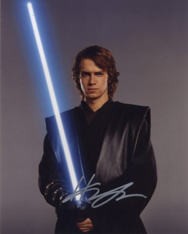 Hayden Christensen Star Wars signed 8x10 anakin skywalker