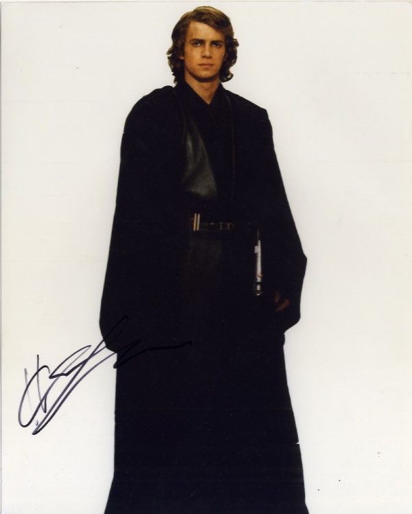 Hayden Christensen Star Wars signed 8x10 anakin skywalker