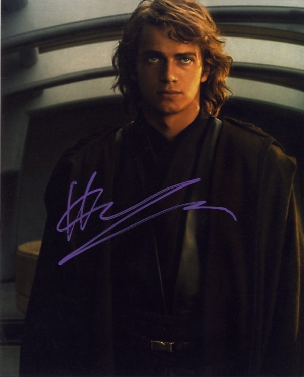 Hayden Christensen Star Wars signed 8x10 anakin skywalker