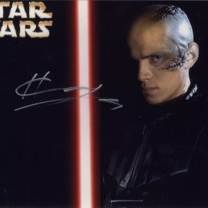 Hayden Christensen Star Wars signed 8x10 anakin skywalke