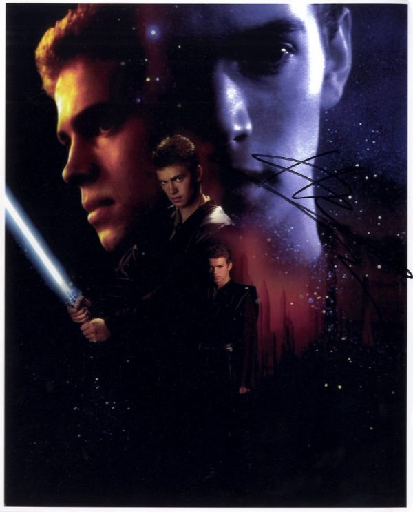 Hayden Christensen Star Wars signed 8x10 anakin skywalker