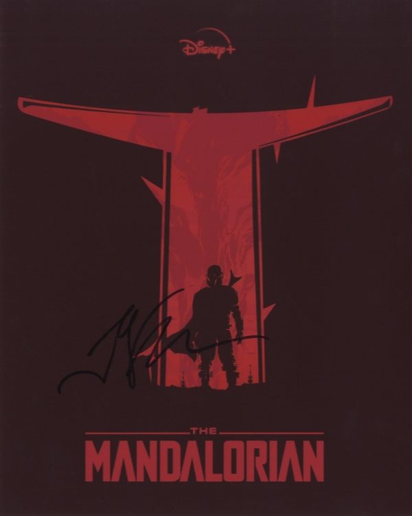 jon favreau signed the mandalorian photo 8x10