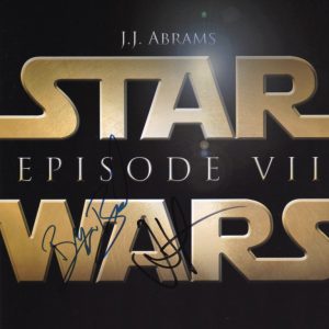 Bryan Burk,J.j abrams signed photo star wars