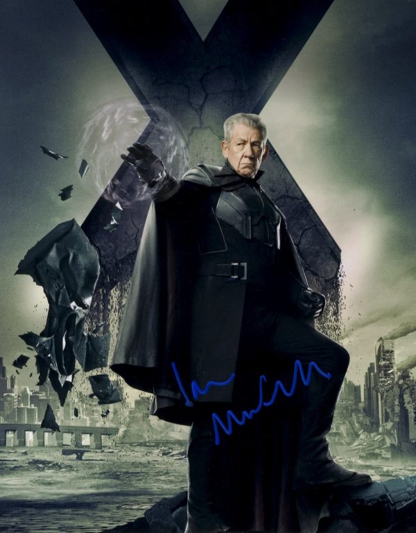 Ian mckellen signed x-men Magneto 11x14 photo. shanks autographs.