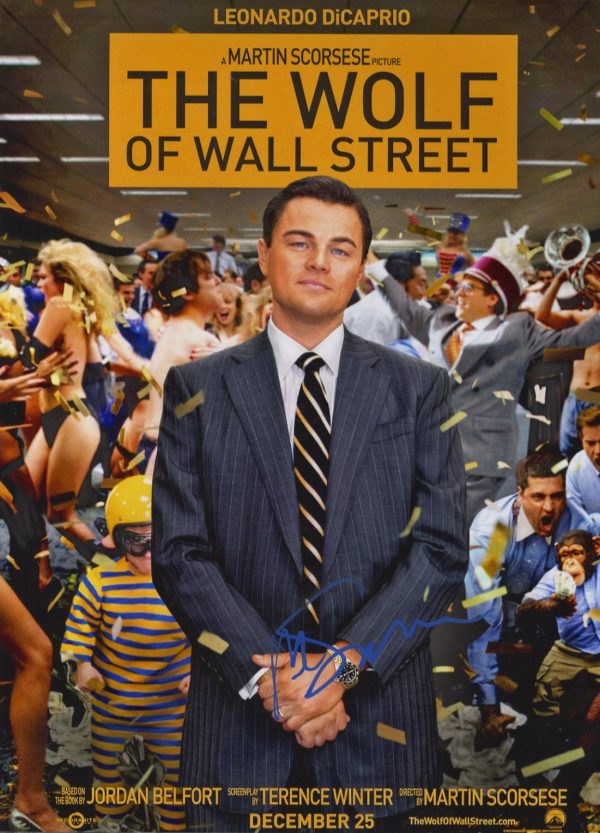 Wolf Of wall street Martin Scorsese signed 12x18 photograph