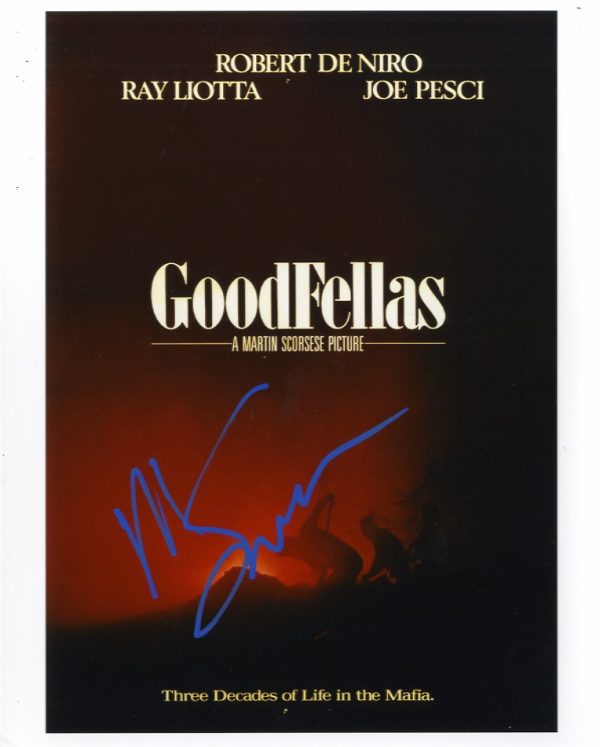 Martin Scorsese Signed 8x10 photo Goodfellas