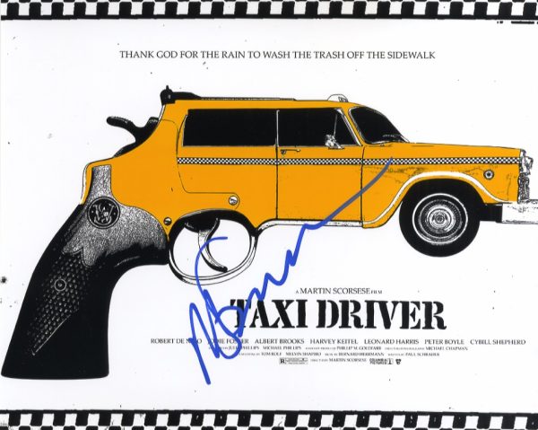 Martin Scorsese Taxi Driver Signed 8x10 photograph