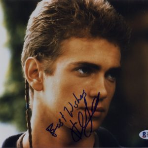 Hayden Christensen Star Wars signed 8x10 anakin skywalker Bas, Beckett Authentication