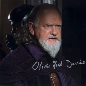 oliver ford davies signed sio bibble 11x14 photograph star wars