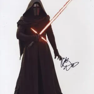 Adam Driver Kylo Ren signed 11x14