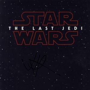 J.J Abrams signed 11x14 star wars the Last Jedi Shanks