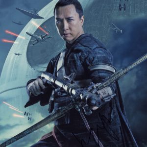 donnie yen signed star wars:Rogue One 11x14 photograph