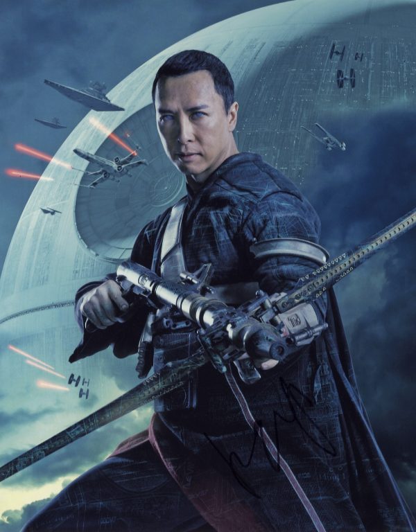 donnie yen signed star wars:Rogue One 11x14 photograph