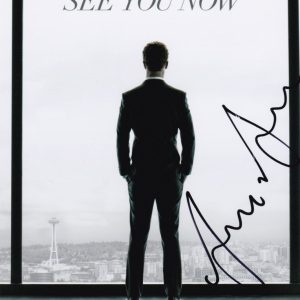 Jamie Dornan signed 8x10 photograph