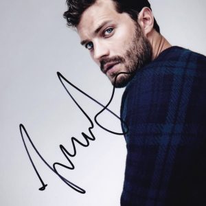 Jamie Dornan signed 8x10 photograph