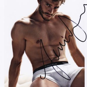 Jamie Dornan signed 8x10 photograph