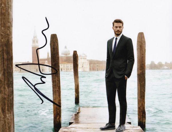 Jamie Dornan signed 8x10 photograph