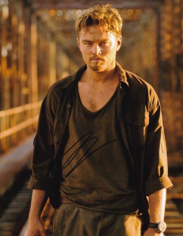 Leonardo Dicaprio signed 8x10 photograph.shanks autographs