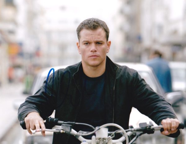 Matt Damon Signed 8x10 Photograph. Shanks Autographs