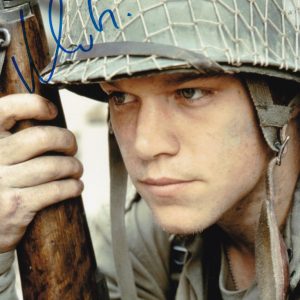 Matt damopn singed Saving Private Ryan 8x10 photograph