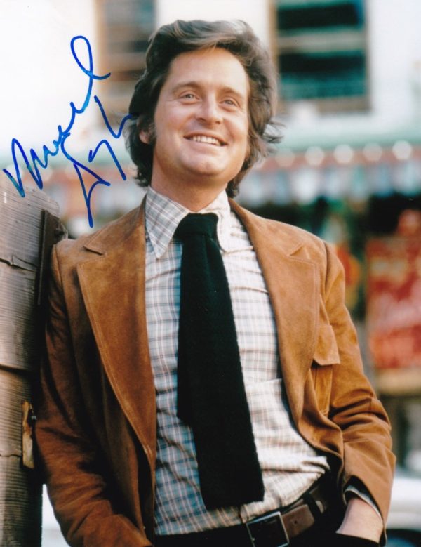 Streets of San Fransisco Michael Douglas signed 8x10 photo.shanks autographs