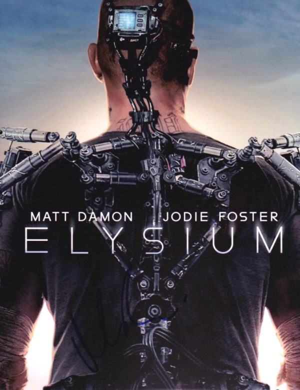 Matt damon signed Elysium 8x10 photo.shanks autographs