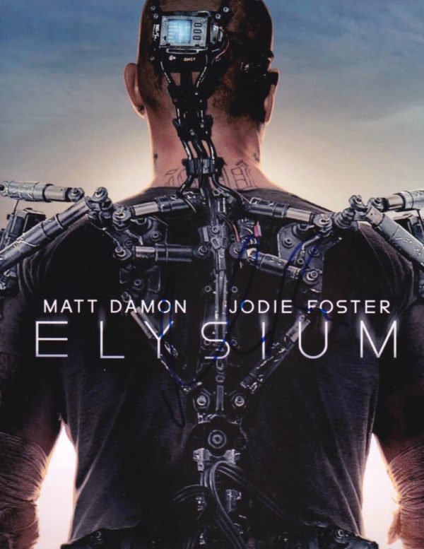 Matt damon signed Elysium 8x10 photo.shanks autographs