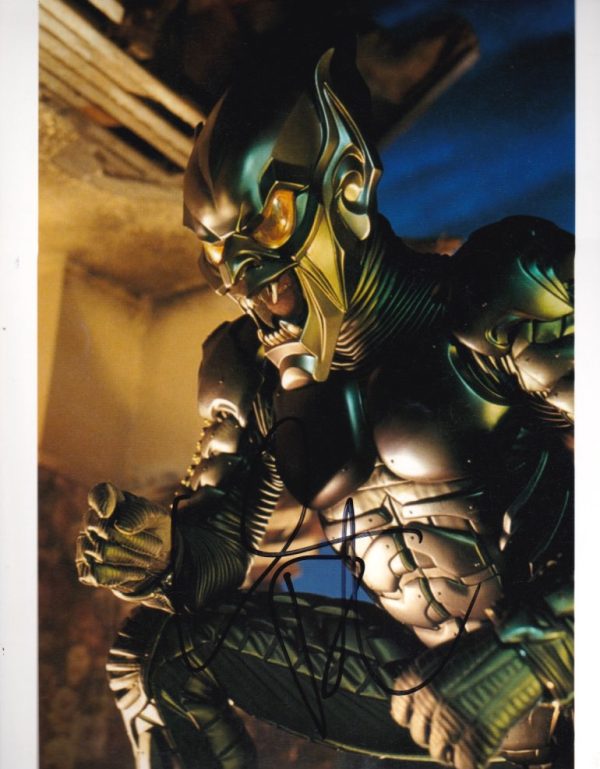 willem dafoe signed Green Goblin 'Spider-man' Photo.shanks autpographs