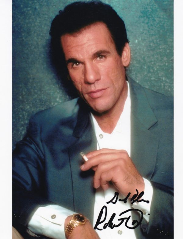 Robert Davi signed 8x10 licence to kill james bond photo