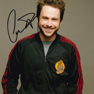 charlie day signed 8x10 photograph.shanks autographs