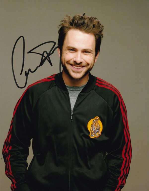 charlie day signed 8x10 photograph.shanks autographs