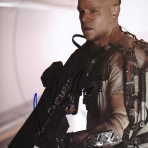 Matt damon signed Elysium 8x10 photo.shanks autographs