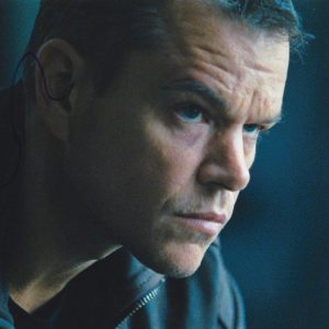 Matt damon autographed photo signed 8x10 .shanks autographs