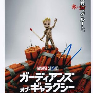 vin diesel Groot Guardians Of The Galaxy signed photo