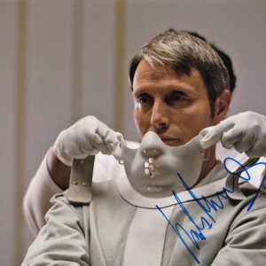 mads mikkelsen signed Hannibal 8x10 photo