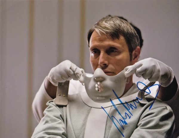 mads mikkelsen signed Hannibal 8x10 photo