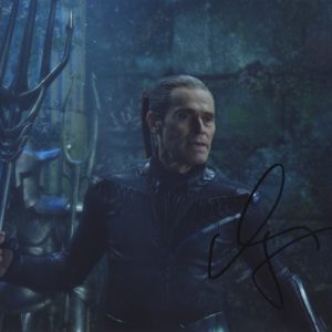 Aquaman Willem Dafoe Signed 8x10 photo