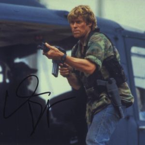 Clear and Present Danger Willem Dafoe Signed 8x10 photo