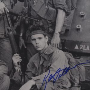 Kevin Dillon Signed Platoon photo 8x10 shanks autographs