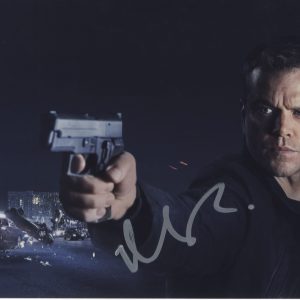 Matt Damon Autographed 8x10 photo jason bourne