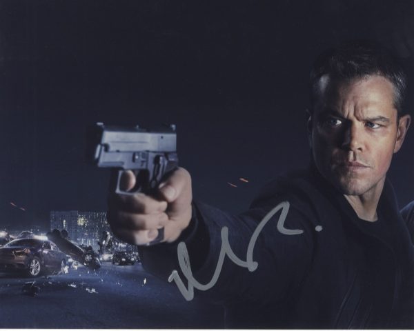 Matt Damon Autographed 8x10 photo jason bourne