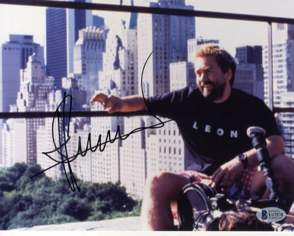 luc besson signed 8x10 photo