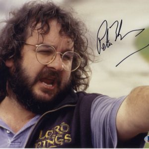 peter jackson singed 8x10 photo lord Of The Rings shanks autographs