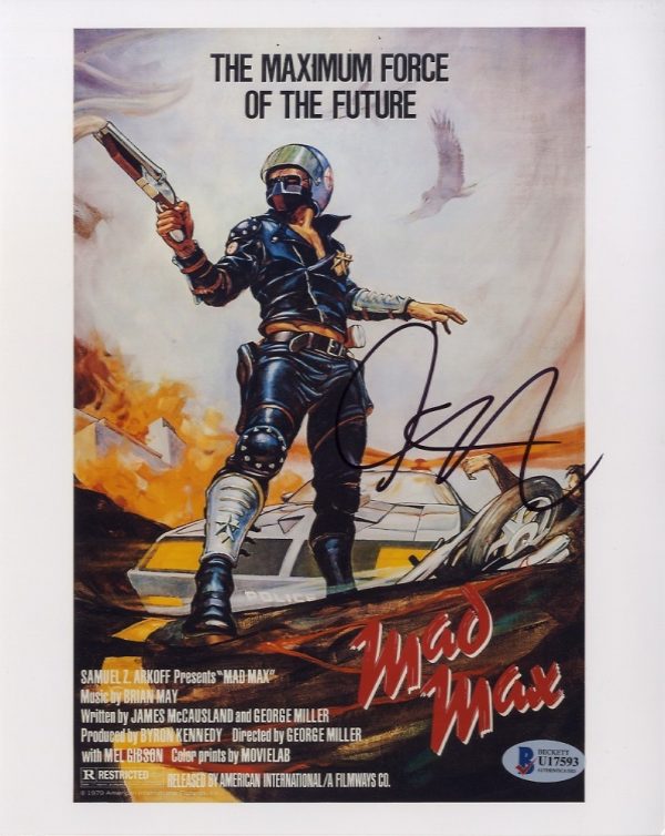 george miller signed mad max 8x10 photo beckett authenticated